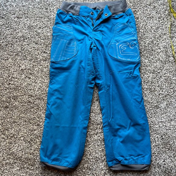 E9 N-Ondra St 3/4 Nana outdoor climbing pant, blue grey - Picture 2 of 6
